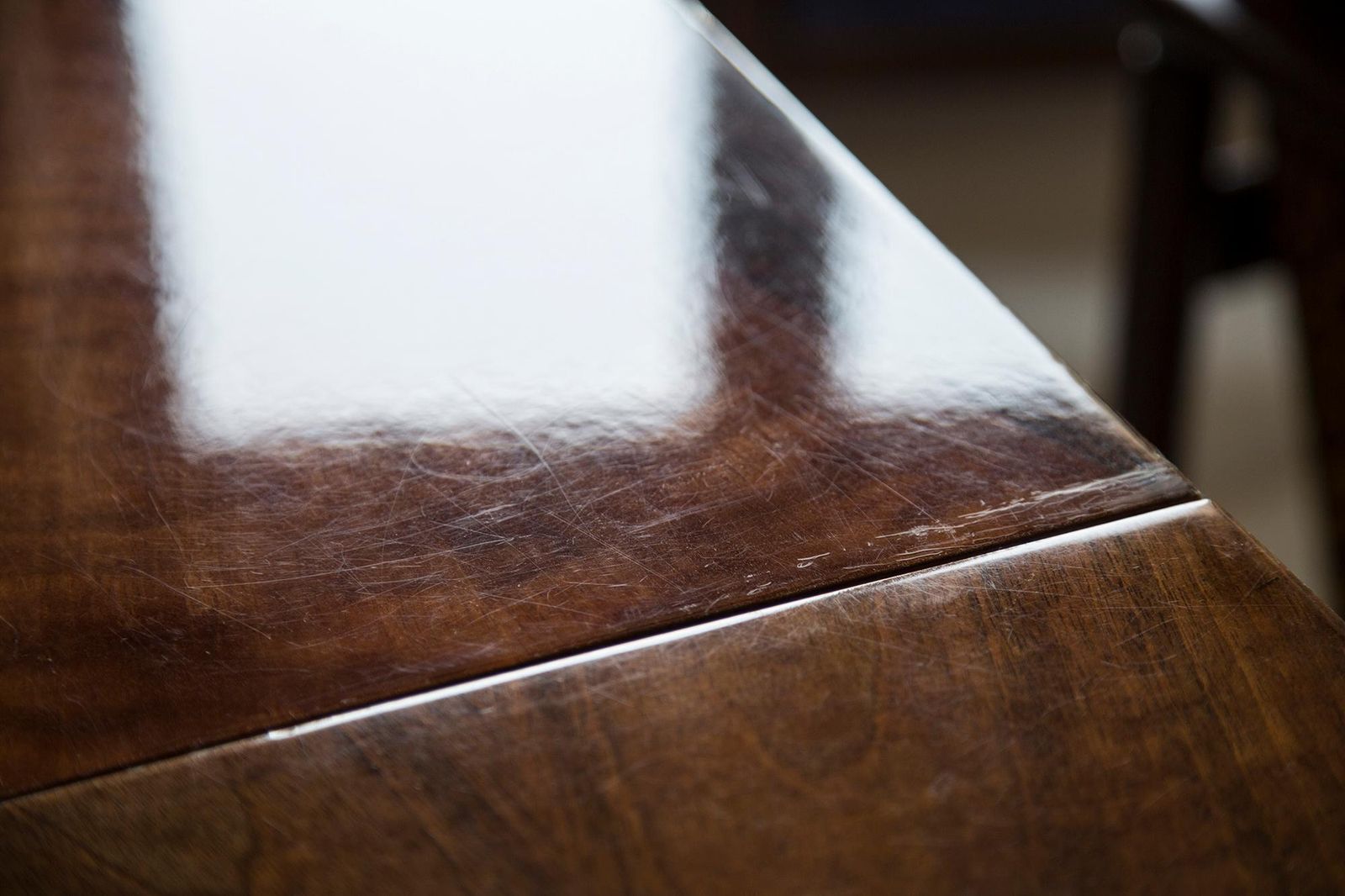 photo vintage Midcentury Walnut Kitchen Table And Chairs, Danuta Lewandowska, Poland, 1960s