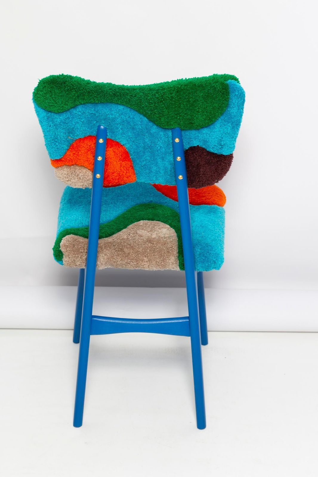Set Of Three Mid Century Butterfly Chairs, Hand Tufting Wool, Europe, 1960s photo 2293.0