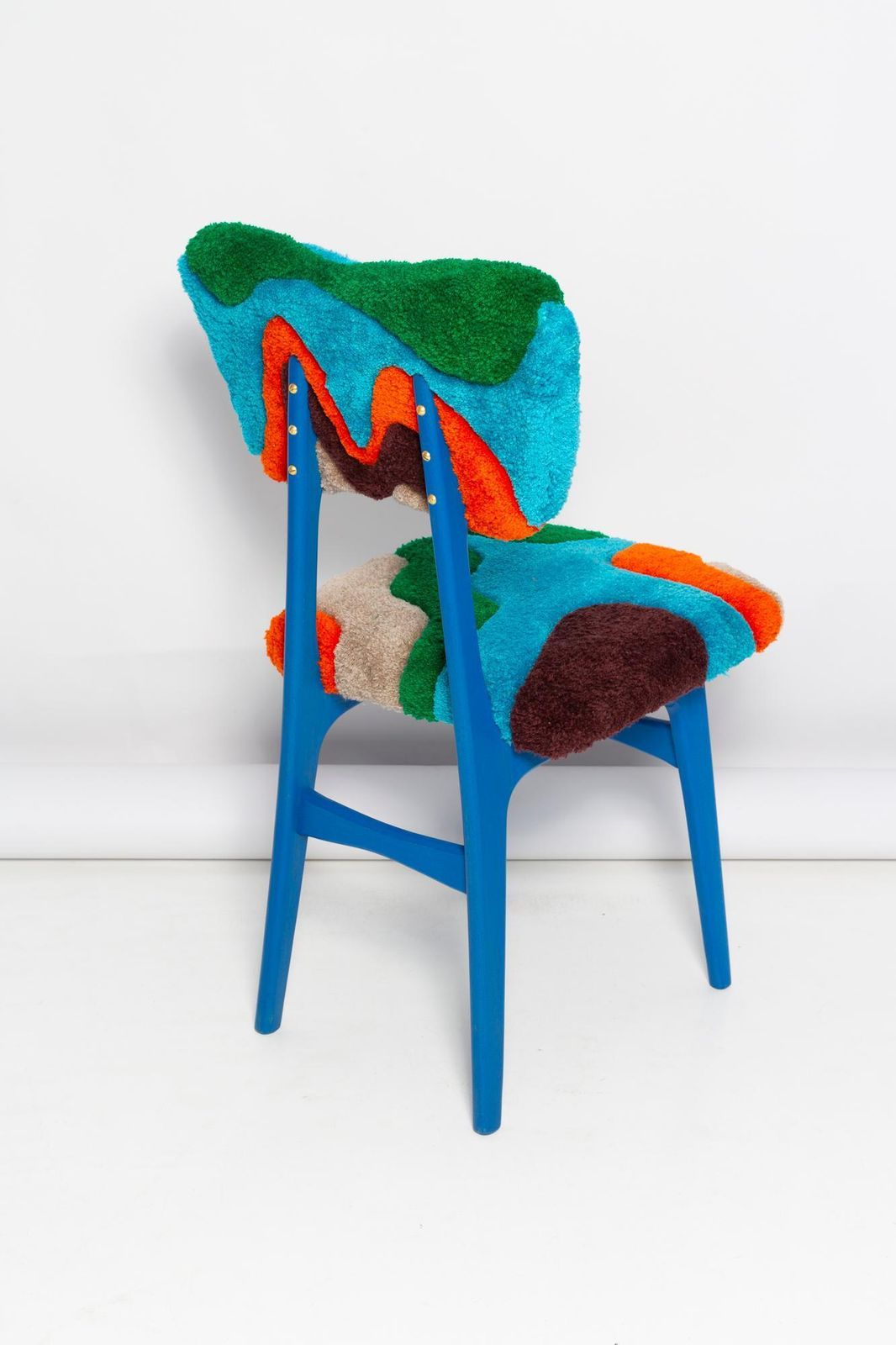 Set Of Three Mid Century Butterfly Chairs, Hand Tufting Wool, Europe, 1960s photo buy