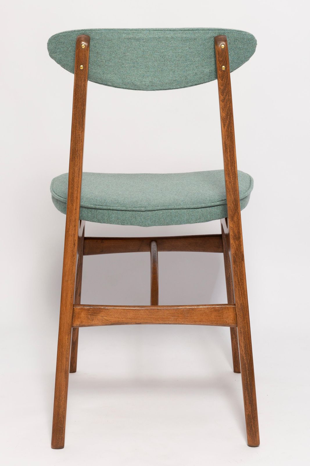 Set Of Five Mid Century Wool Chairs, Rajmund Halas, Europe, 1960s photo vintage