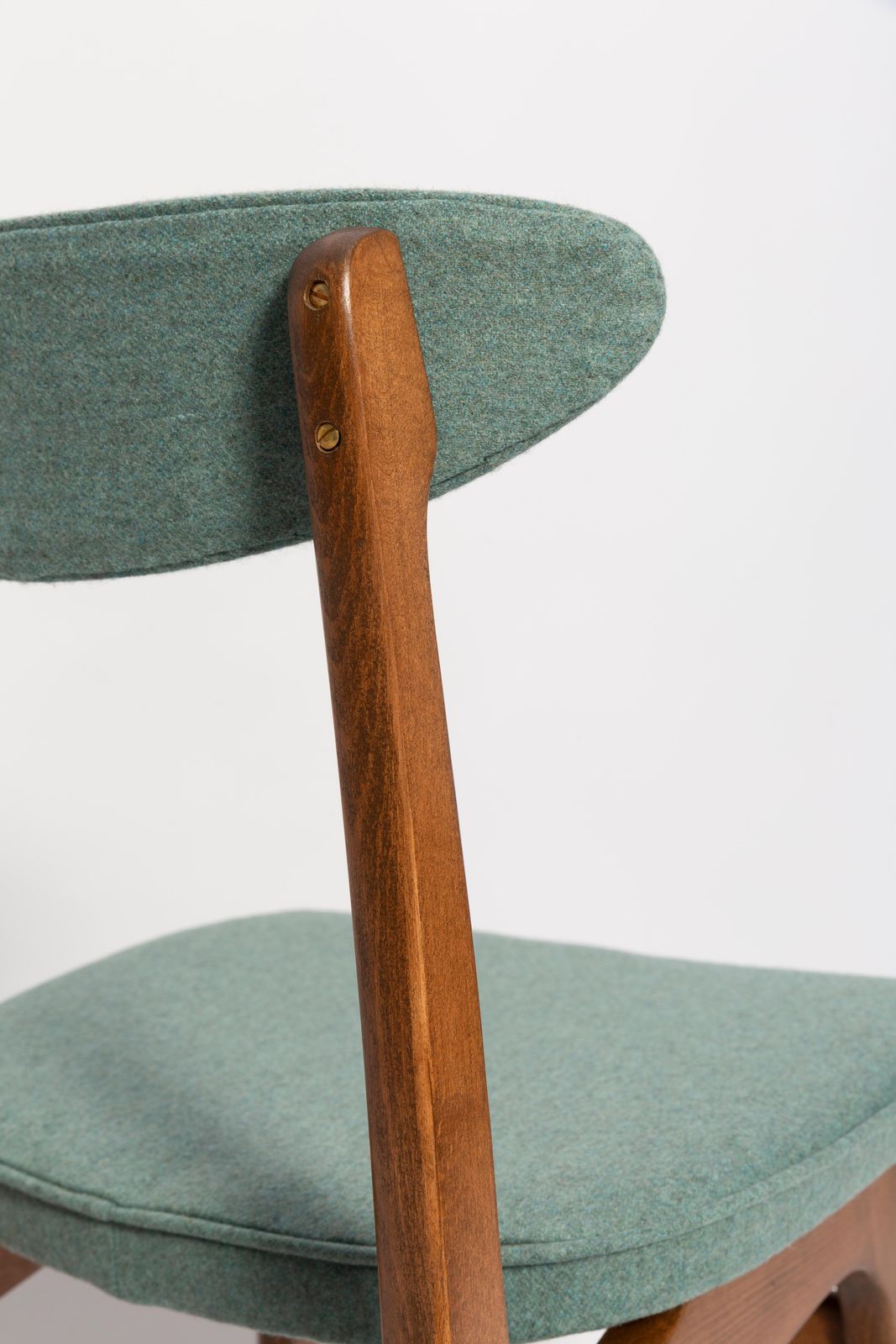 photo furniture Set Of Five Mid Century Wool Chairs, Rajmund Halas, Europe, 1960s