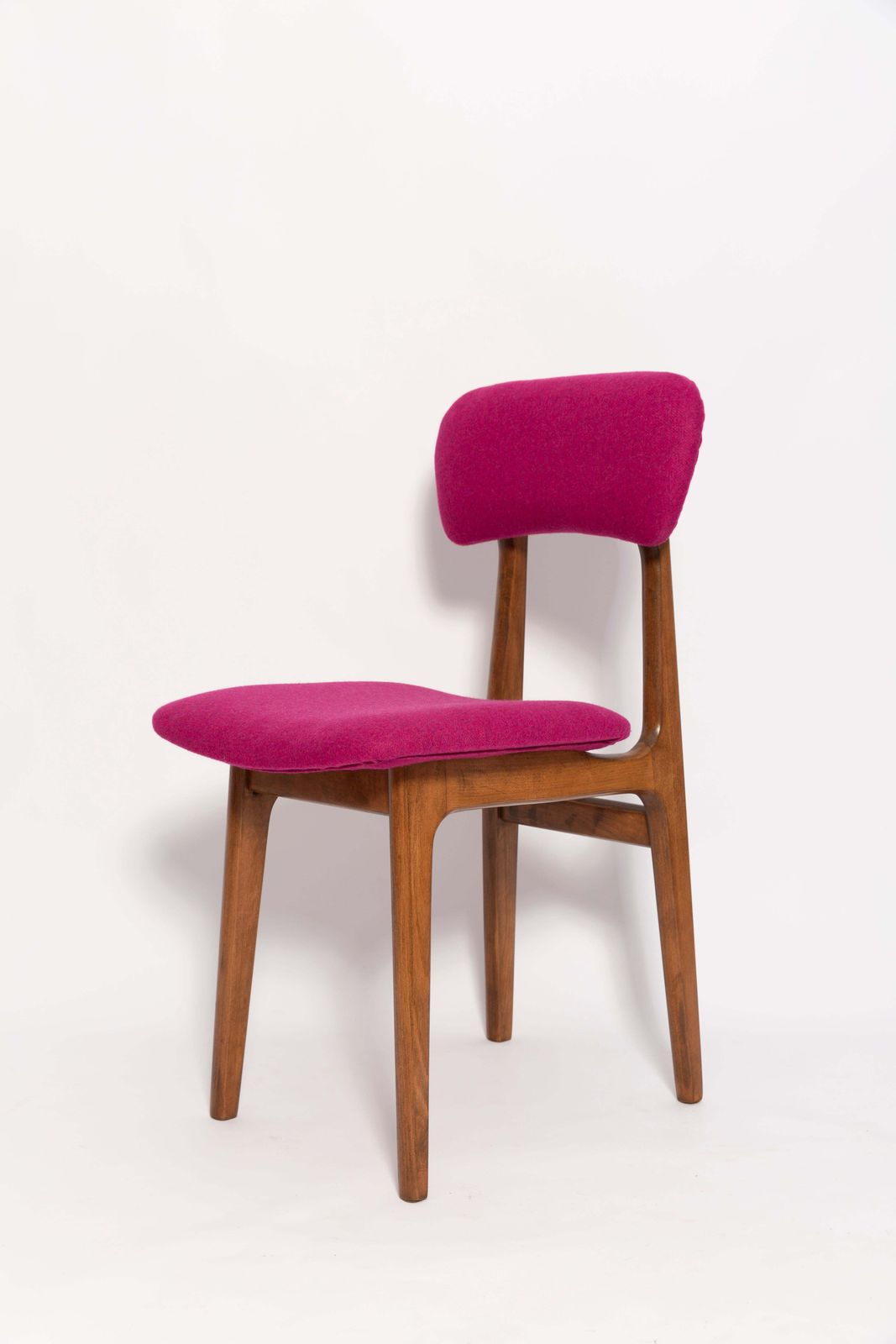 2123.0 Set Of Five Mid Century Wool Chairs, Rajmund Halas, Europe, 1960s photo