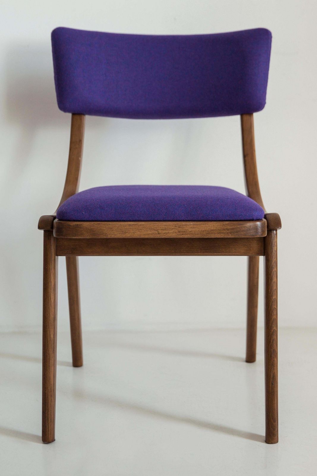 photo buy Set Of Five Mid Century Wool Chairs, Rajmund Halas, Europe, 1960s