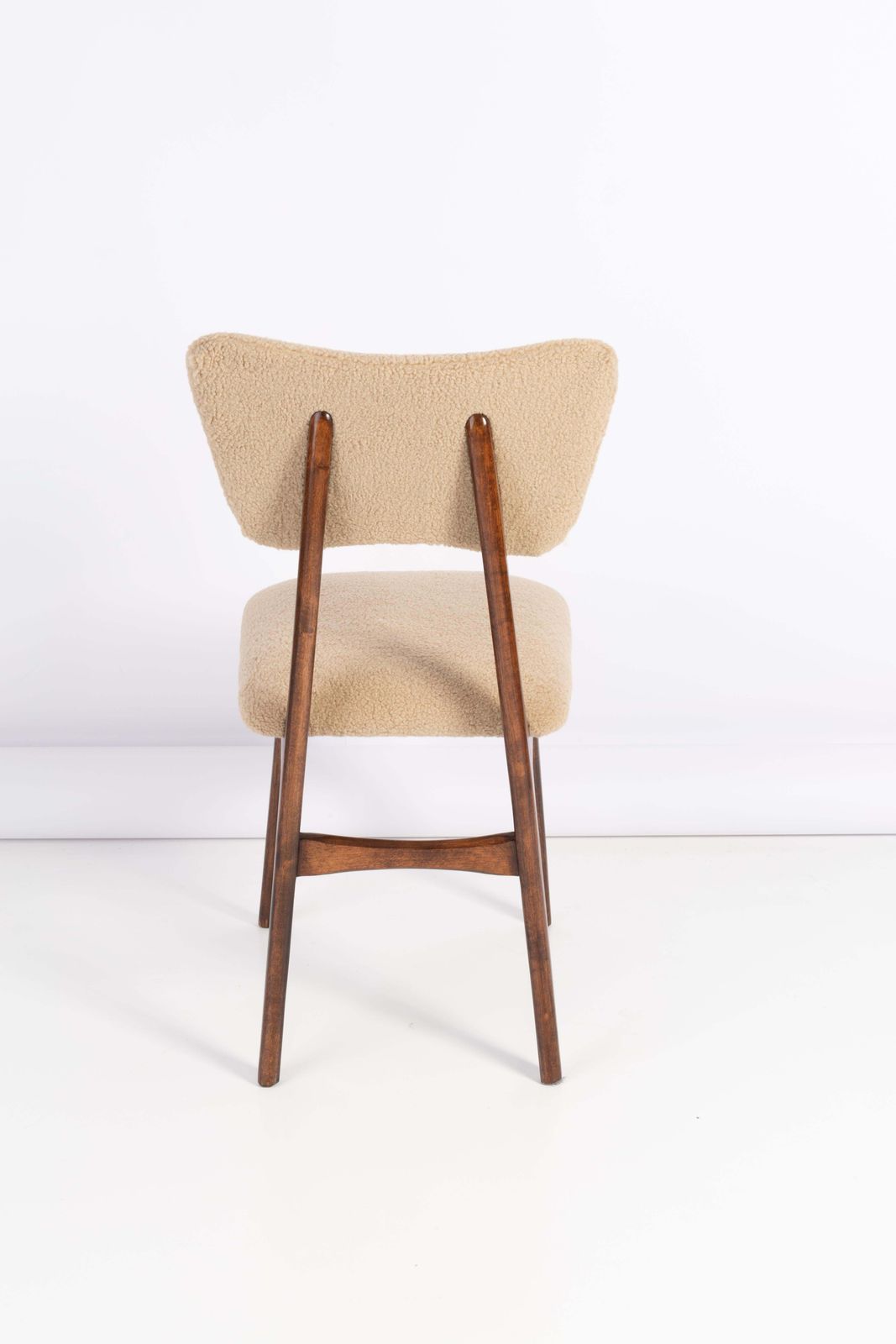 20th Century Camel Soft Boucle Chair, 1960s photo vintage