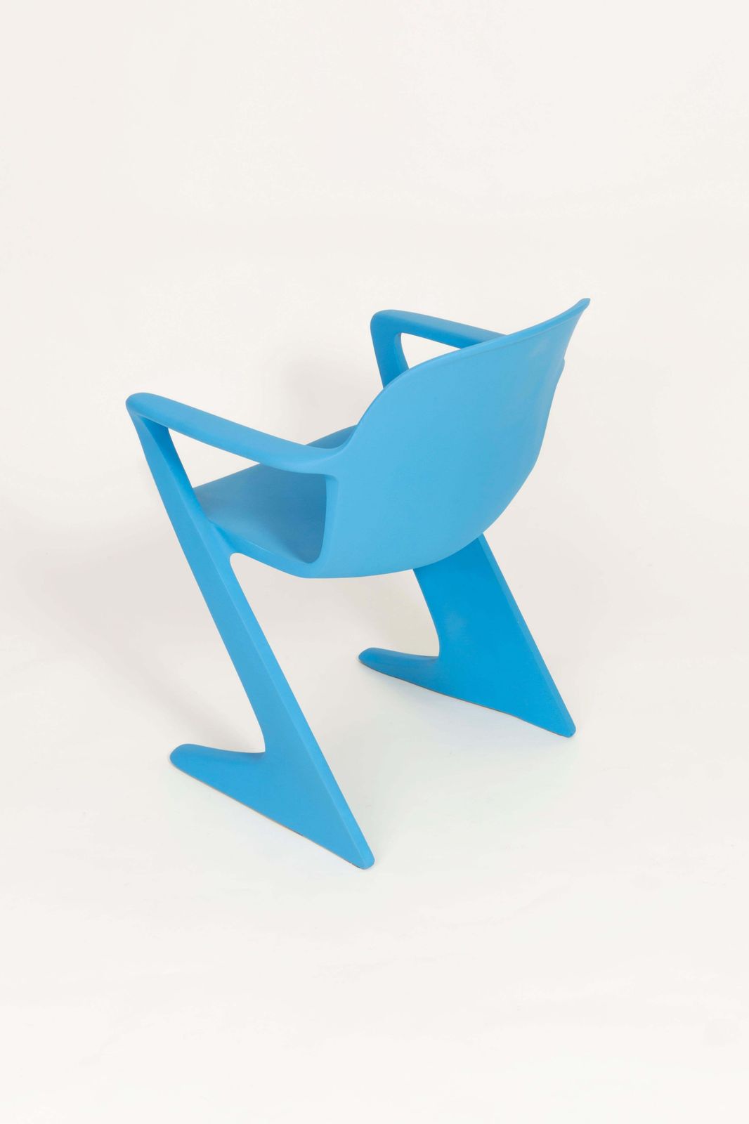 photo for sale Set Of Two Blue Kangaroo Chairs Designed By Ernst Moeckl, Germany, 1968