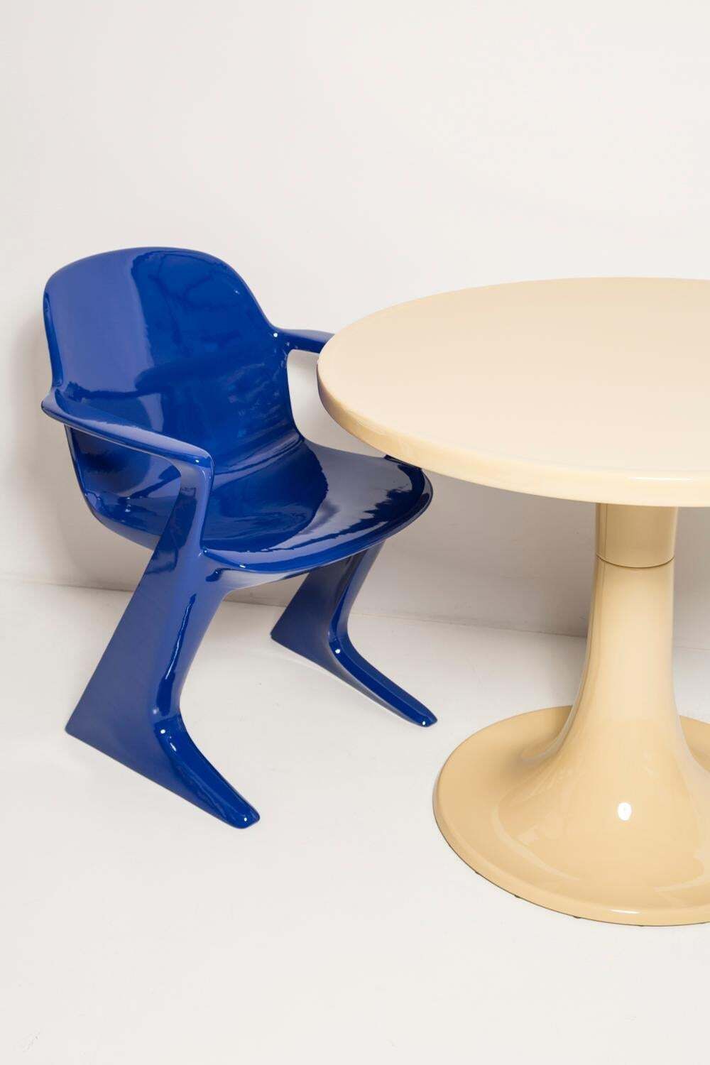 Ultramarine Blue Kangaroo Chair Designed By Ernst Moeckl, Germany, 1968 photo 1276.0