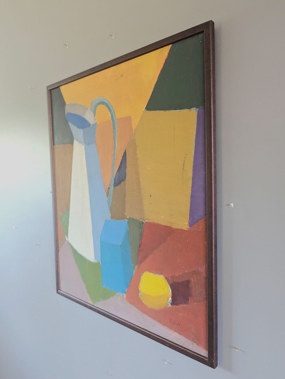 Geometric Still Life, Oil Painting photo 935.0