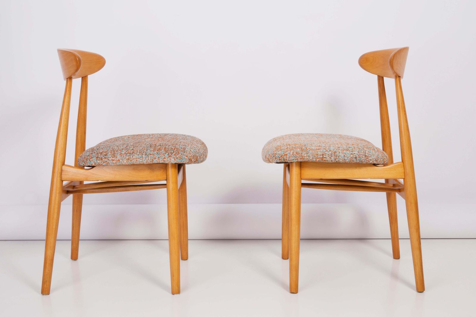 Set Of Four Midcentury Black Pixel Dining Chairs, 1960s photo for sale