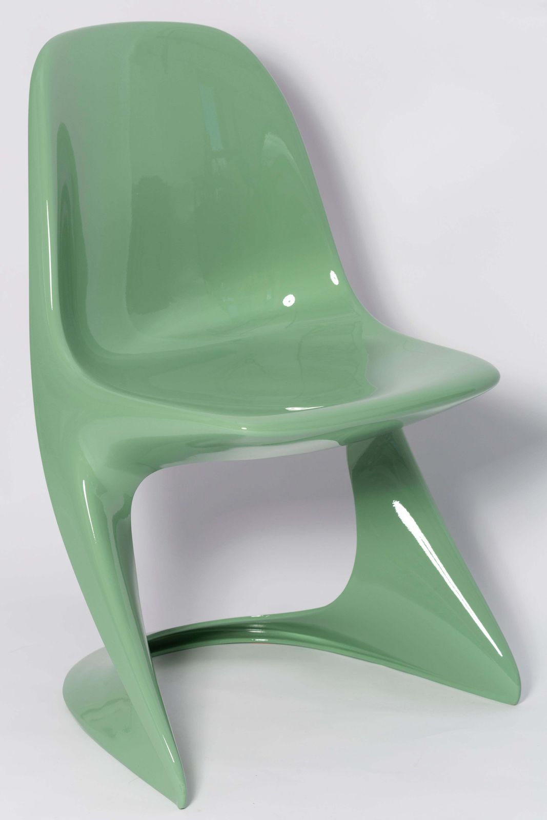 Four Mid Century Casalino Chairs In Jade Green, Alexander Begge, Casala, 1970s photo 2551.0