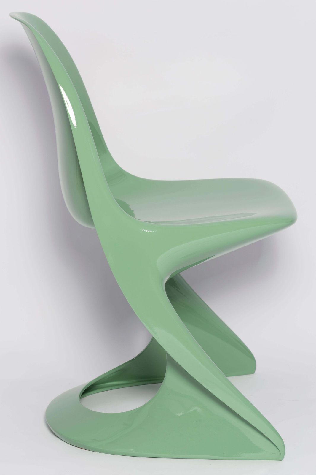 Vier Mid Century Casalino Stoelen In Jadegroen, Alexander Begge, Casala, Jaren 1970 photo buy
