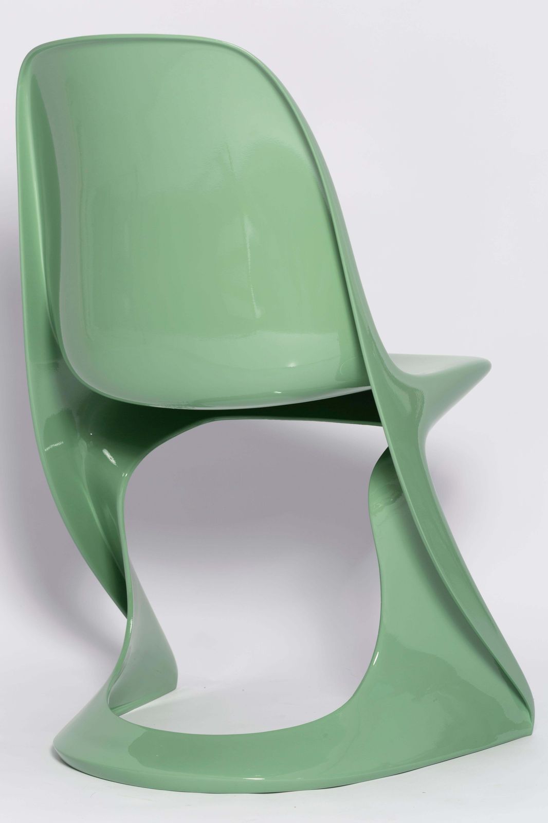 Vier Mid Century Casalino Stoelen In Jadegroen, Alexander Begge, Casala, Jaren 1970 photo vintage