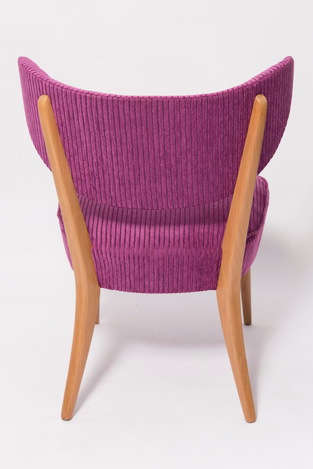 Mid Century Violet Fluwelen Club Fauteuil, Europa, Jaren 1960 photo buy