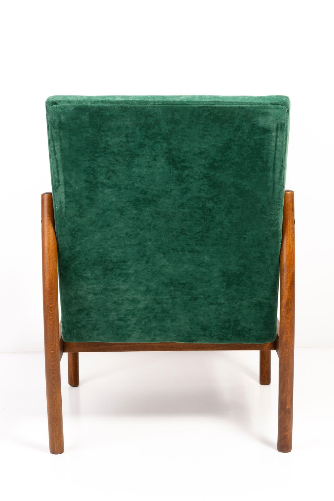 photo furniture Midden 20e Eeuw Vintage Fauteuil, Donkergroen Fluweel, Europa, Jaren 1960