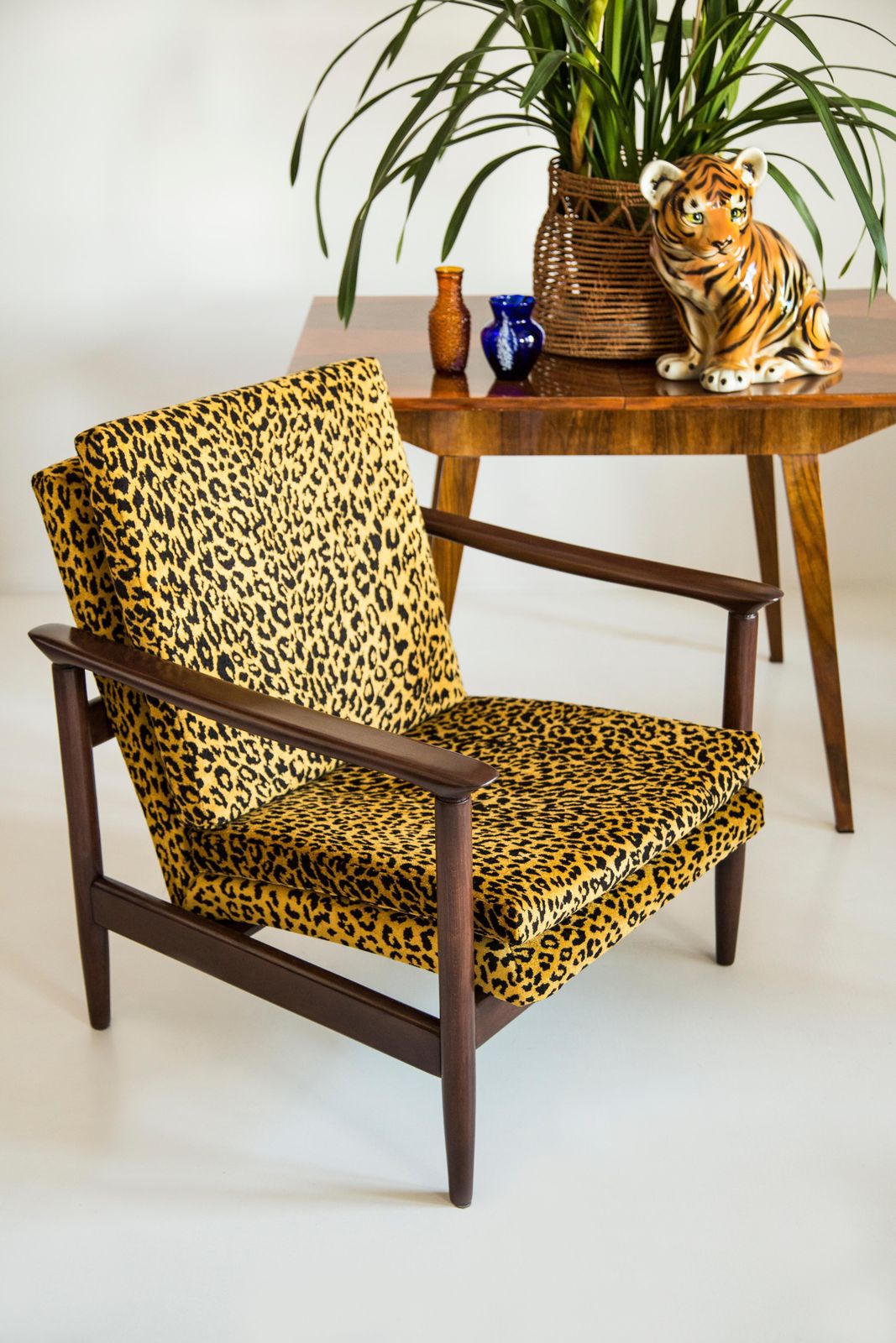 Mid Century Leopard Fauteuil, Gfm 142, Edmund Homa, Europa, Jaren 1960 photo 1531.0
