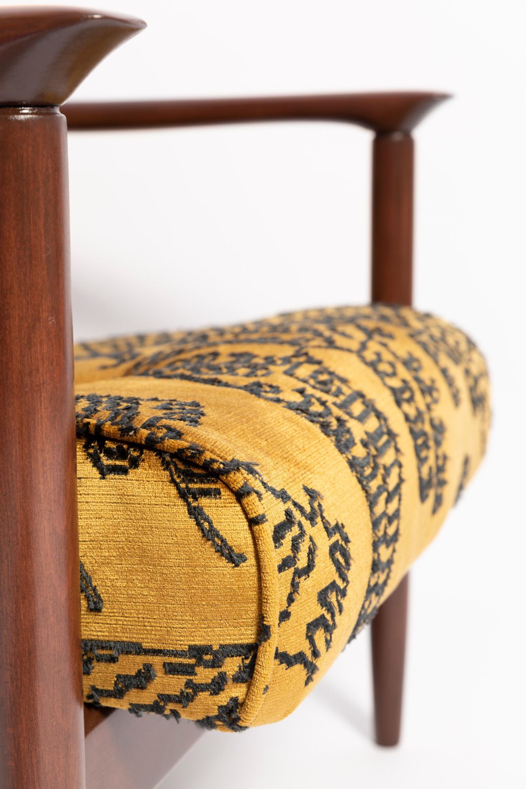Mid Century Fauteuil Met Tijgerprint, Gfm 142, Edmund Homa, Europa, Jaren 1960 photo 2551.0
