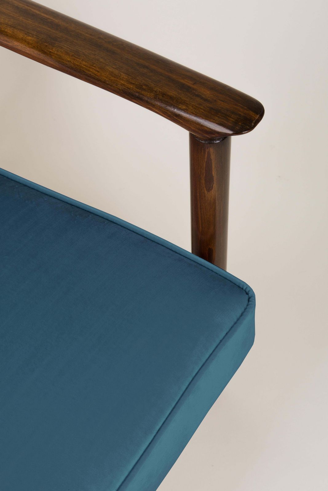 Paar Blauwe Fauteuils, Edmund Homa, Gfm 142, Jaren 1960, Polen photo Meubels