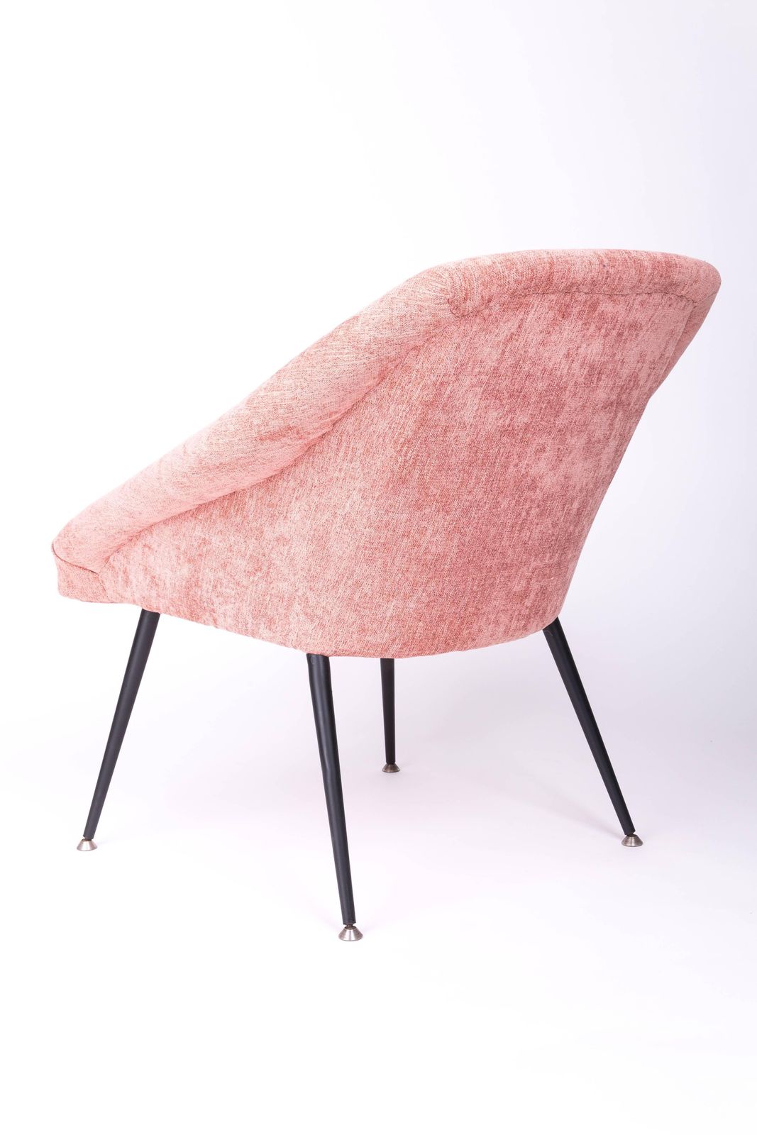Set Van Twee Baby Roze "Eva" Clubfauteuils, Ca. Jaren 1960 photo vinterior