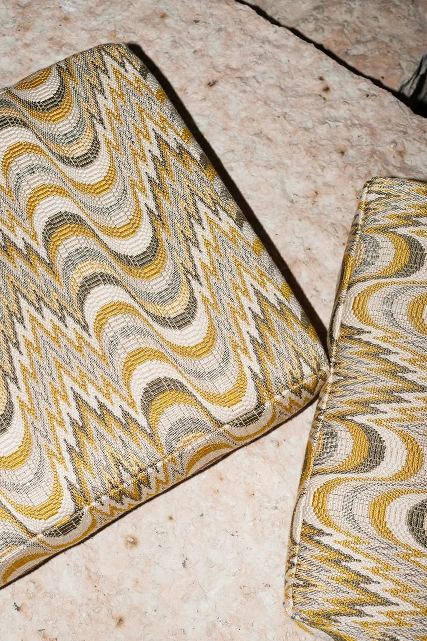 photo buy Paar Mid Century Flimflam Jacquard Fauteuils, Van J Kedziorek, Europa, Jaren 1960