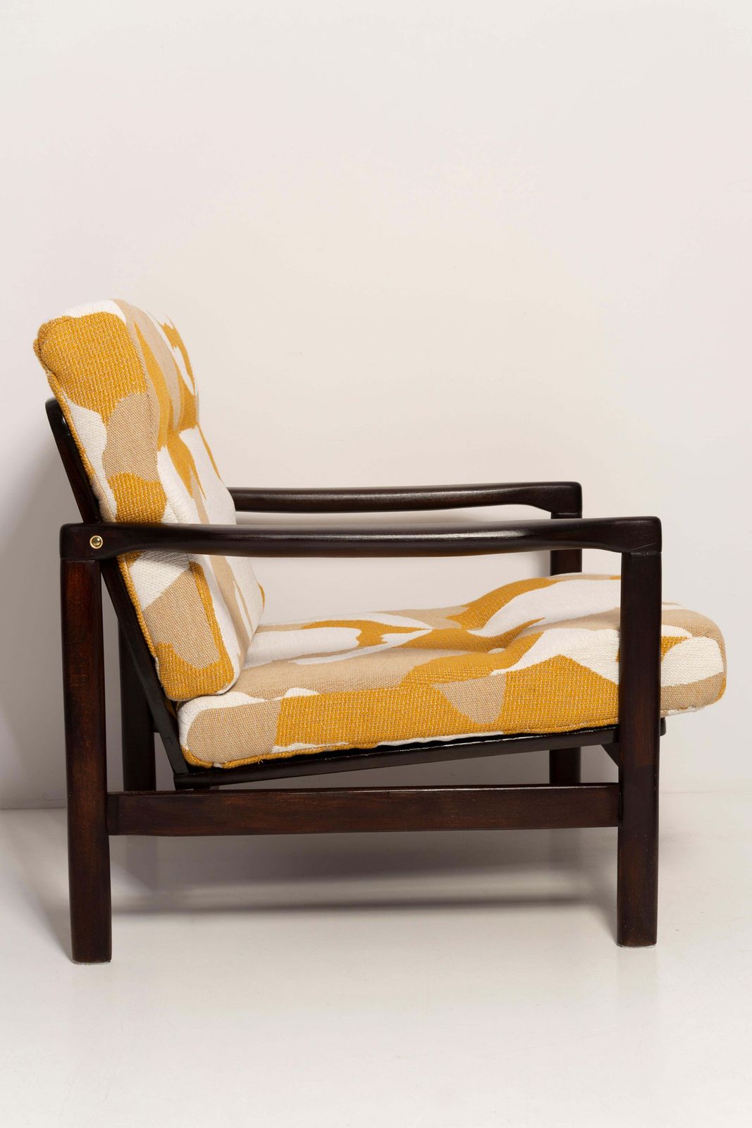 Set Of Two Mid Century Camouflage Armchairs, Zenon Baczyk, Poland, 1960s photo buy