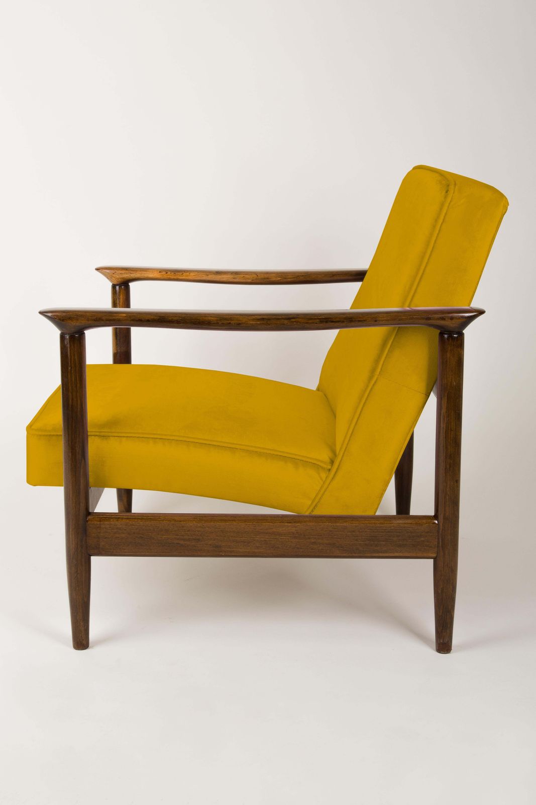 Paar Gele Fauteuils, Edmund Homa, Gfm 142, Jaren 1960, Polen photo buy