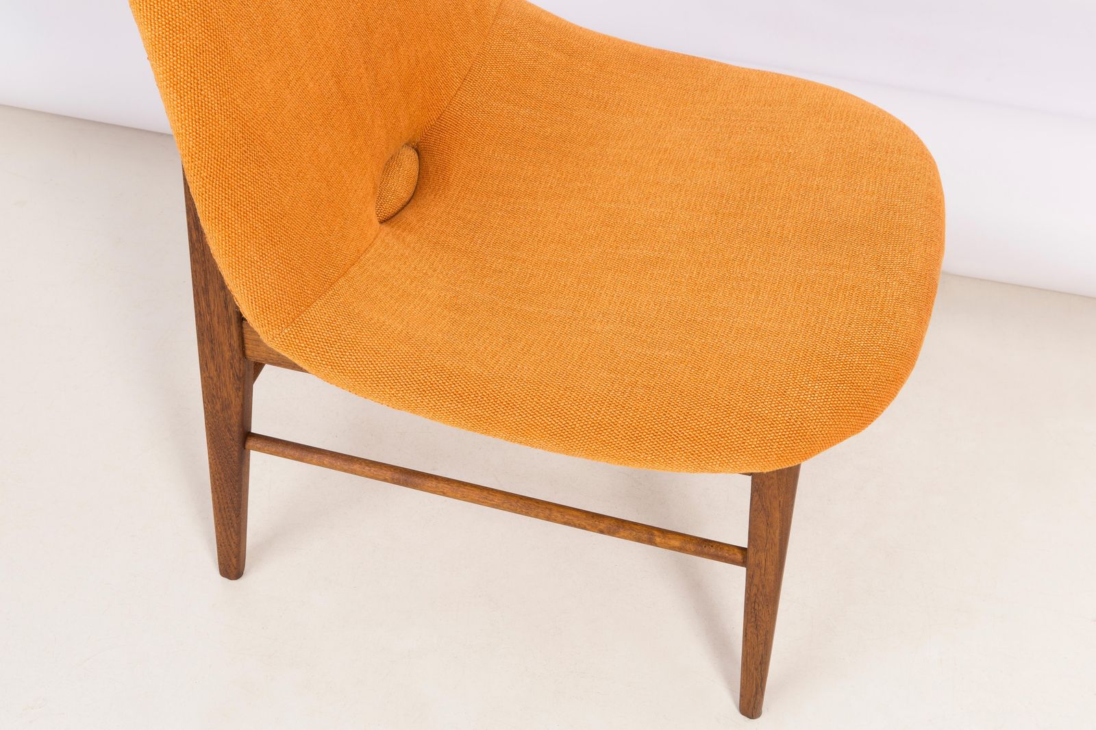photo for sale Set Of Two Rare 20th Century Orange Shell Chairs, H. Lachert, 1960s