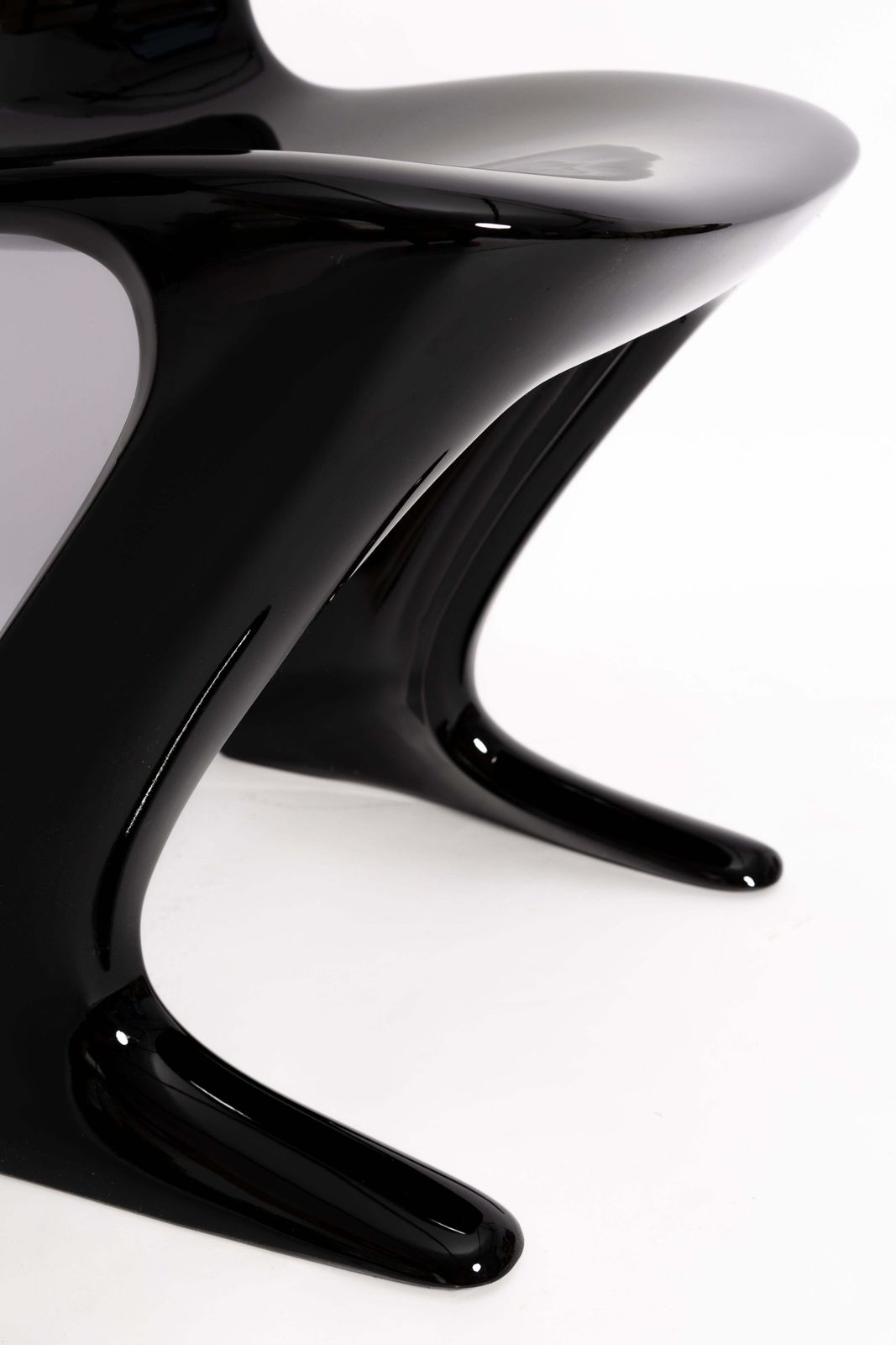Four Mid Century Black Kangaroo Chairs Designed By Ernst Moeckl, Germany, 1960s photo 4082.0