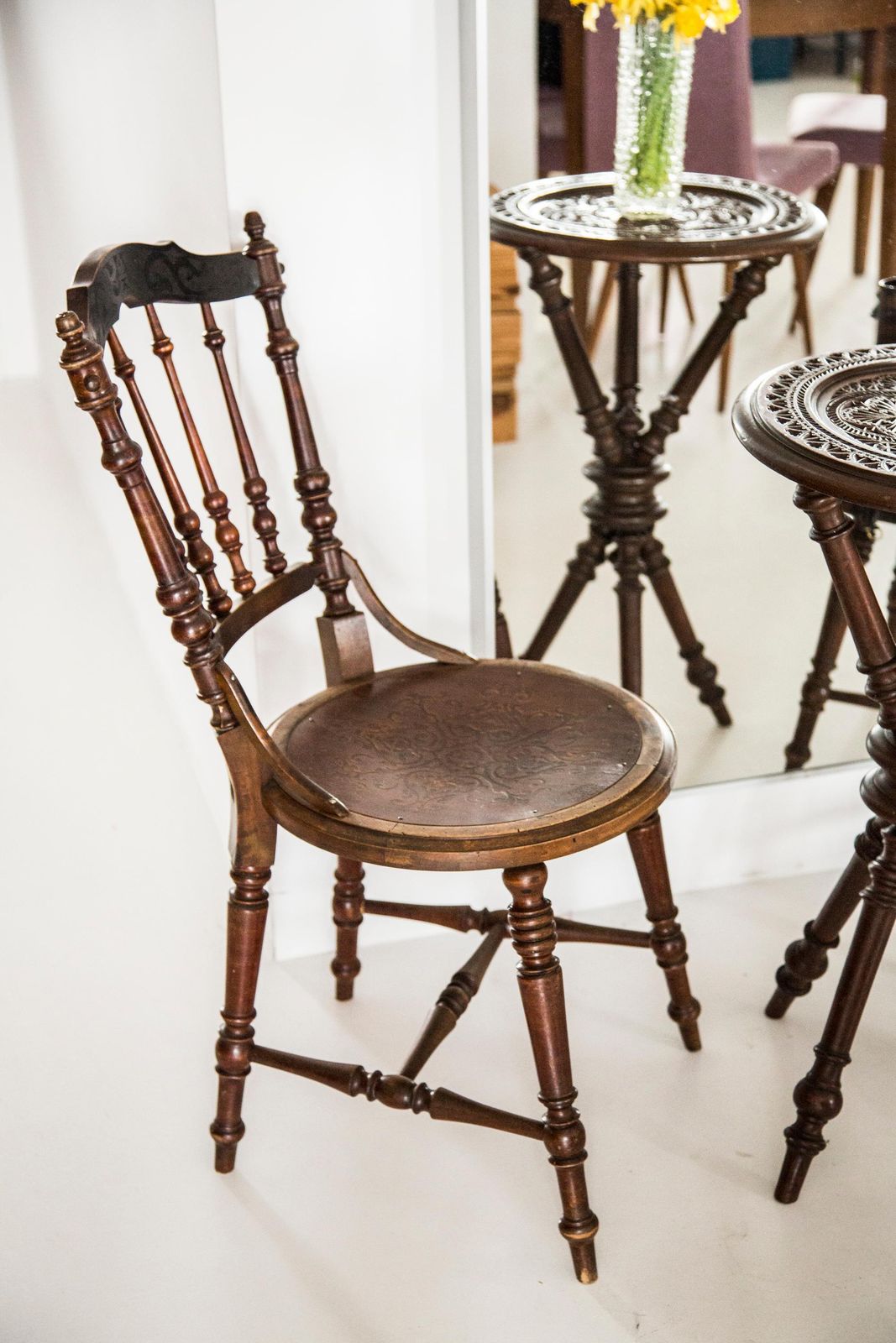 Midcentury Table And Set Of 2 Chairs, Europe, 1960s photo vinterior