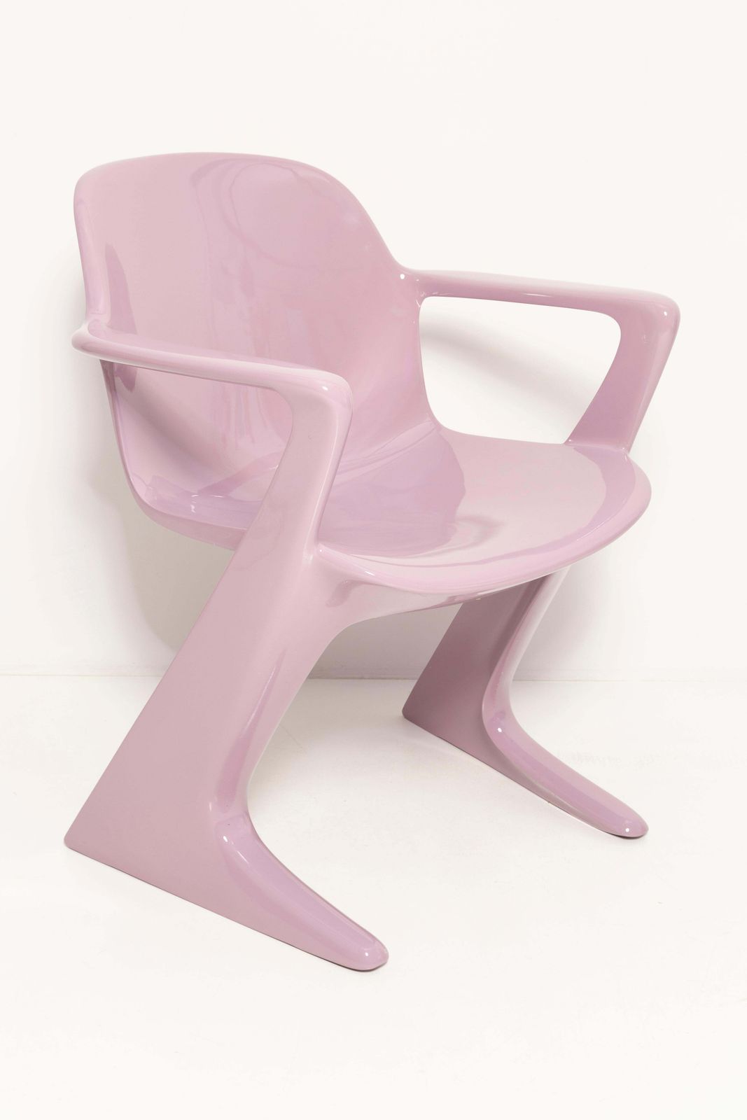 Four Mid Century Lavender Kangaroo Chairs Designed By Ernst Moeckl Germany, 1968 photo furniture