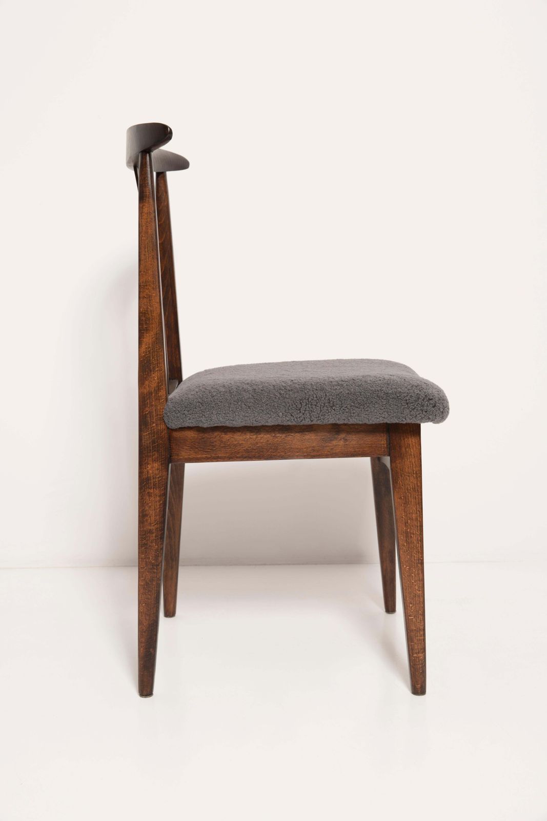 photo buy Set Of Ten Grey Boucle Chairs, Designed By Zielinski, Europe, 1960s
