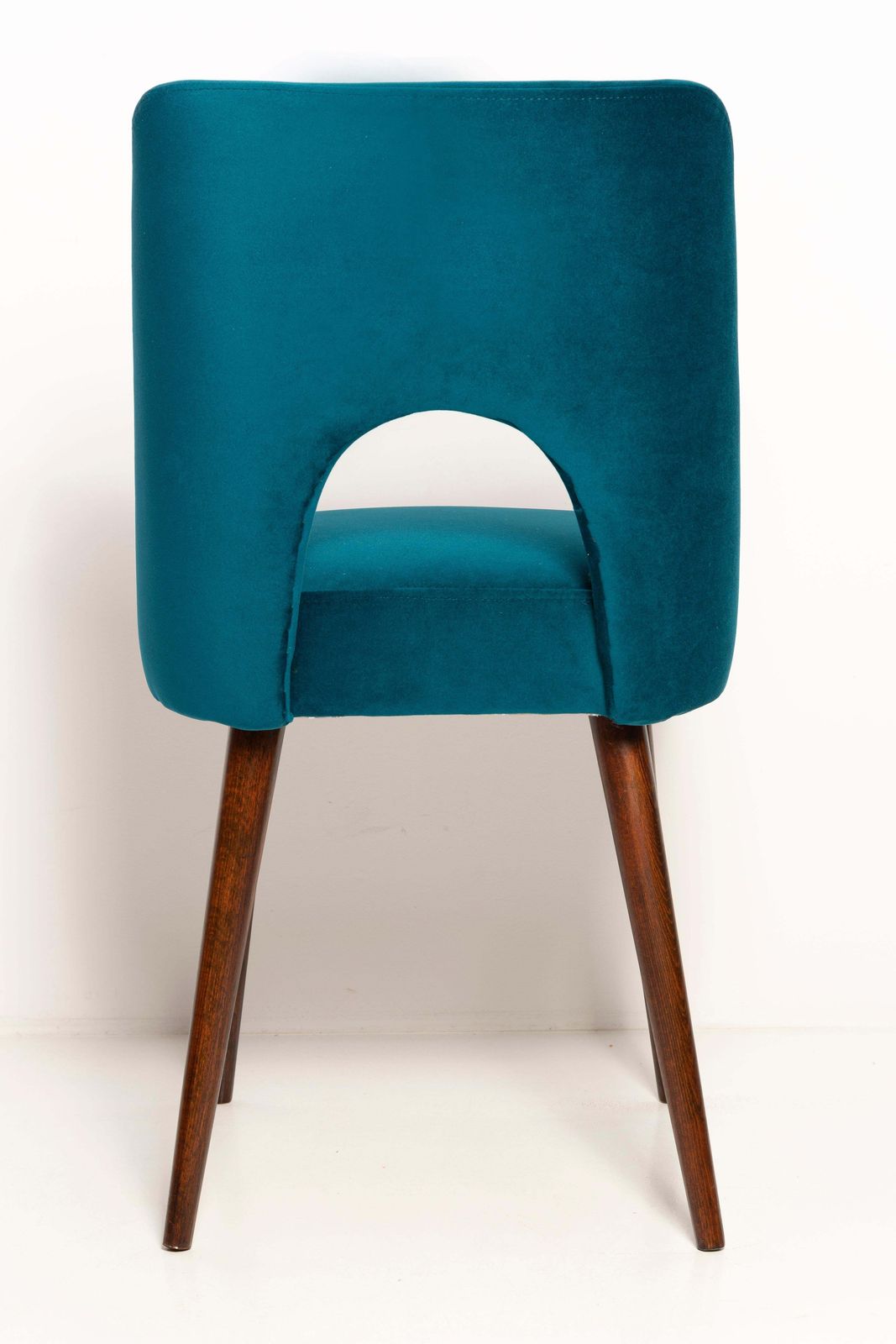 Set Van Tien Mid Century 'Shell' Stoelen In Smaragdgroen Velours, Europa, Jaren 1960 photo buy