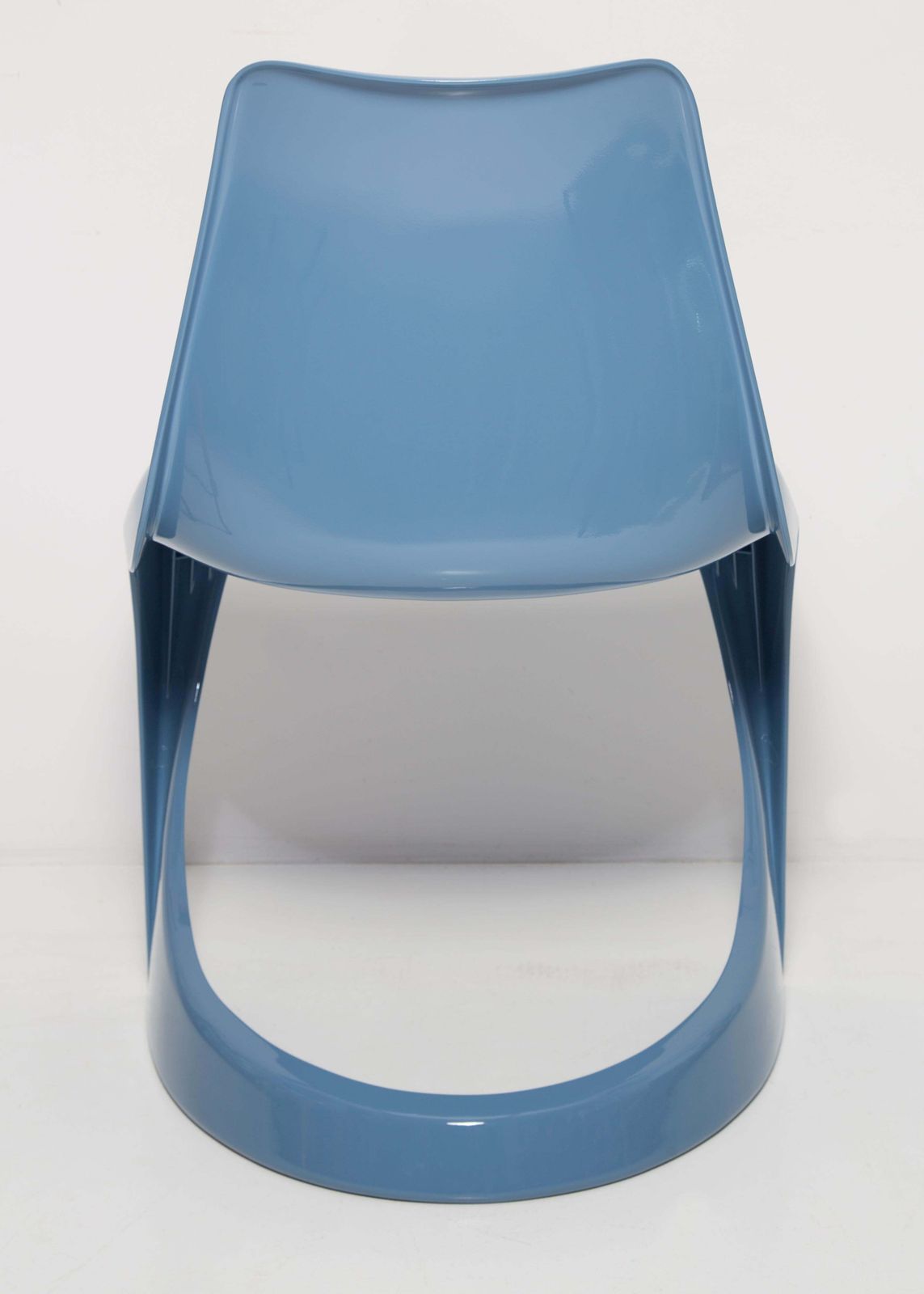 Set Of Eight Mid Century Blue Cado Chairs, Steen østergaard, Europe, 1960s photo buy