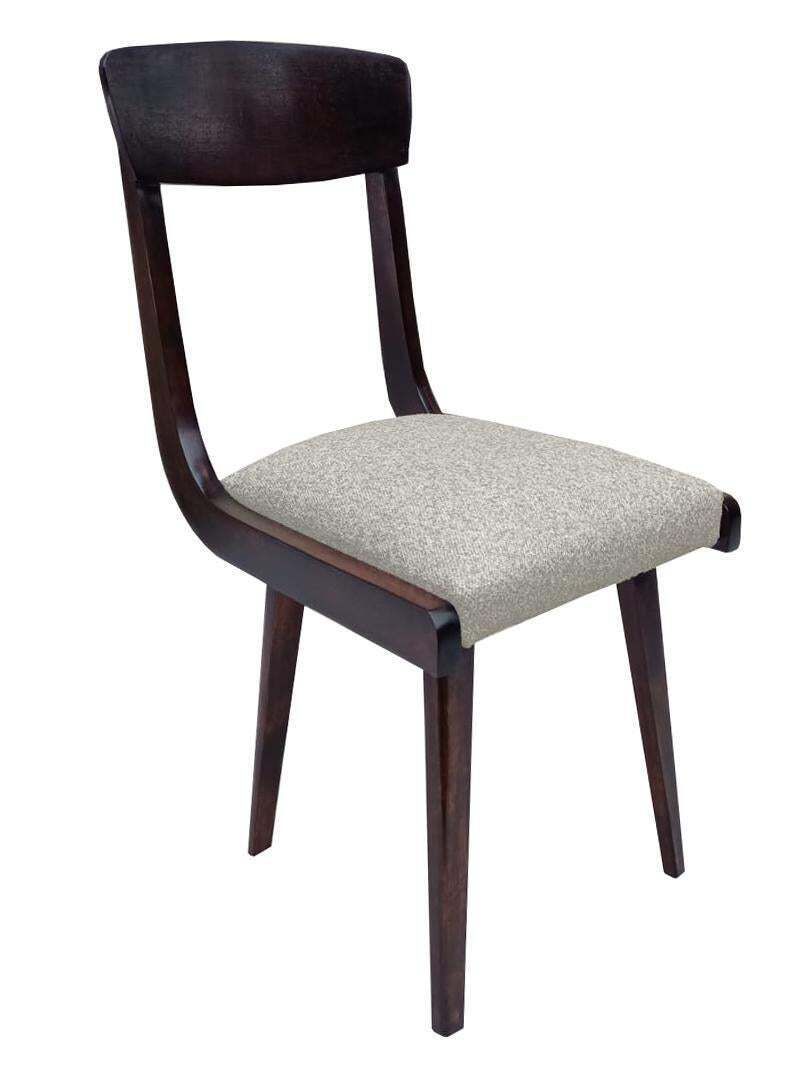 Set Van Tien Mid Century Stoelen Met Beige Velours Bekleding En Donker Houten Frame, Europa, Jaren 1960 photo furniture