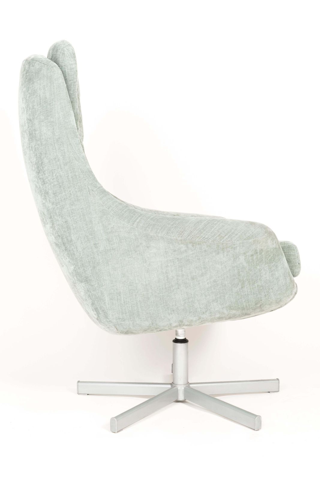 20th Century Vintage Light Green Swivel Armchair, 1960s photo vinterior