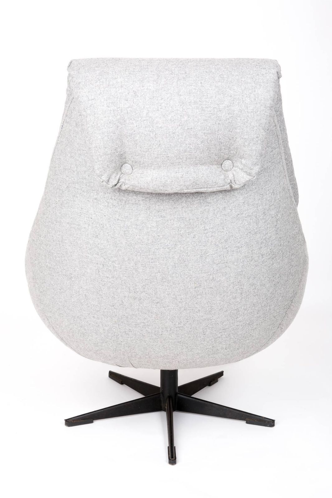 20th Century Vintage Gray Swivel Armchair, 1960s photo 1700.0