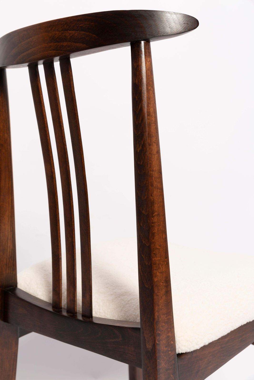 Set Van Twaalf Mid Century Crème Bouclé Stoelen Van M. Zielinski, Europa, Jaren 1960 photo 6123.0