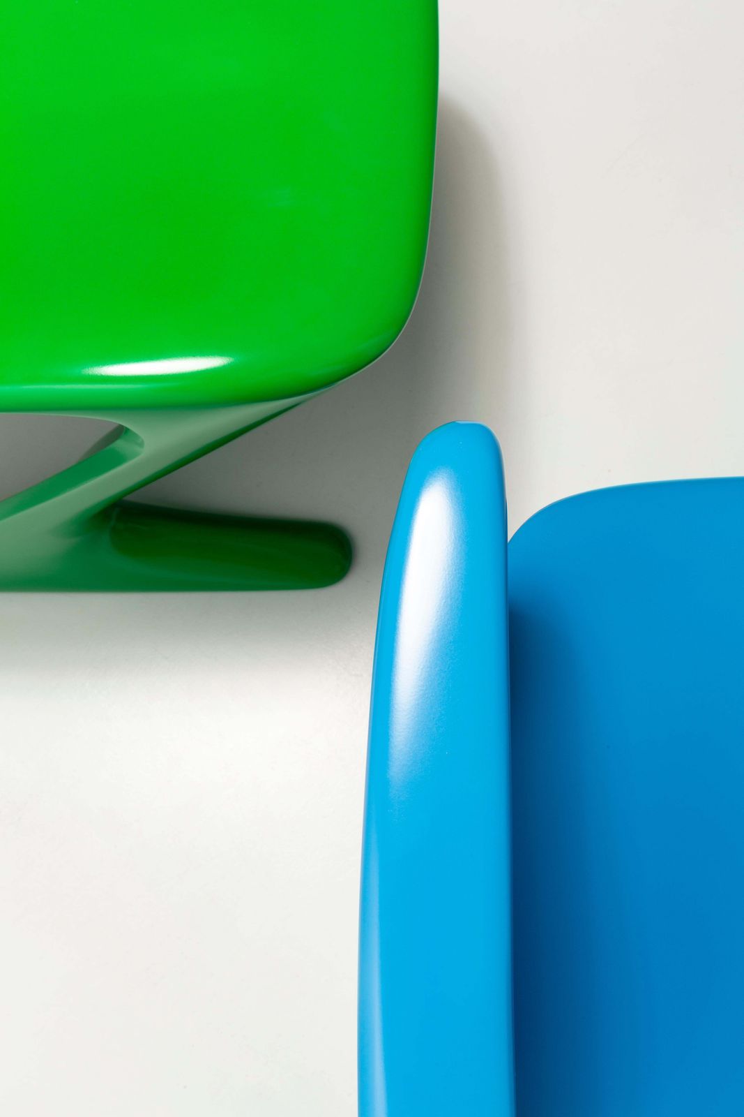 photo vinterior Set Of Six Blue Kangaroo Chairs Designed By Ernst Moeckl, Germany, 1960s