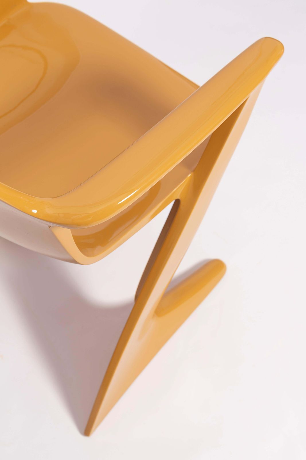 Set Of Six Mid Century Sand Beige Kangaroo Chairs, By Ernst Moeckl, Germany 1968 photo vinterior