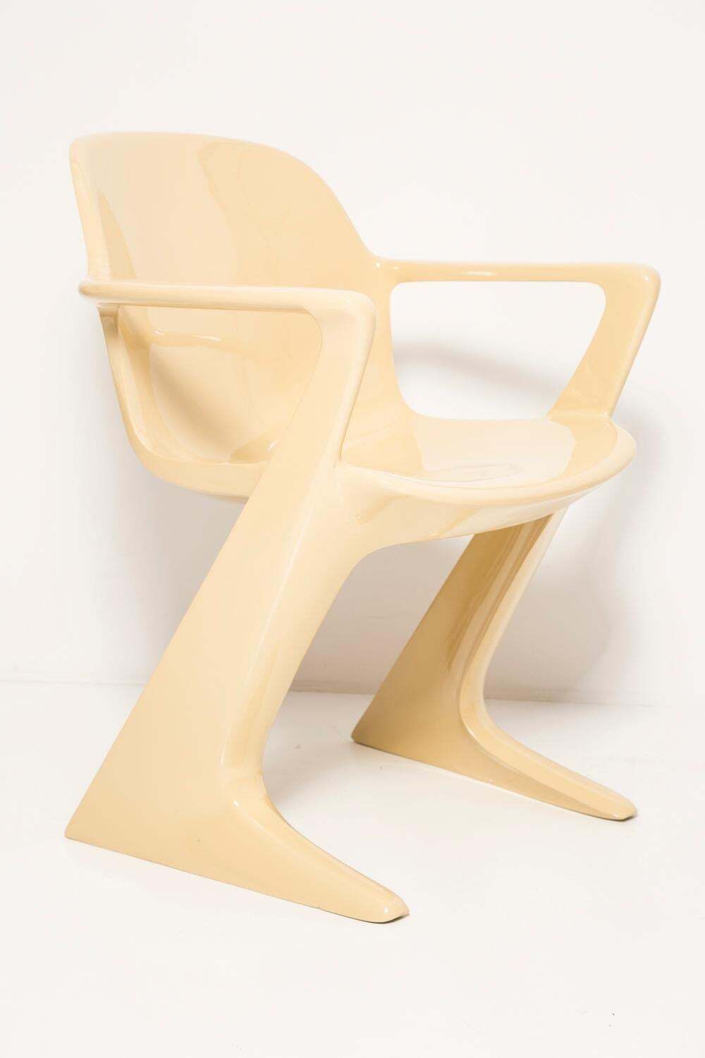 Set Of Eight Beige Kangaroo Chairs, By Ernst Moeckl, Germany, 1968 photo vinterior