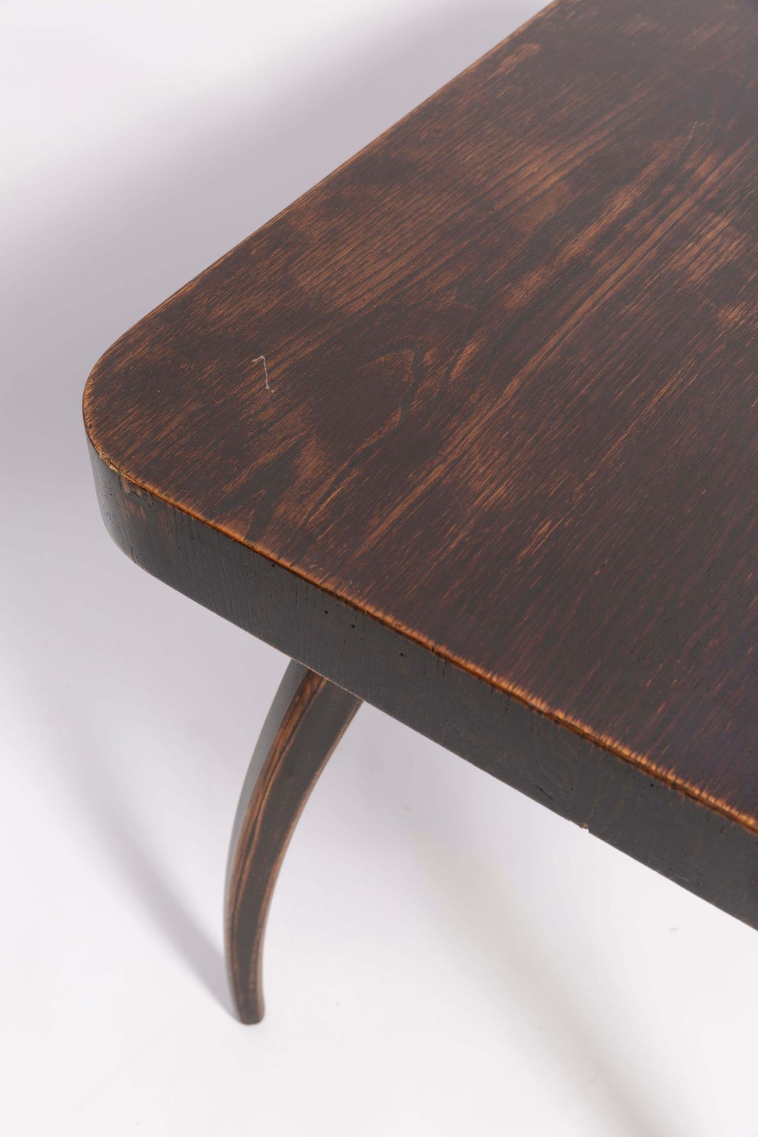 Mid Century Table By Jindřich Halabala And Set Of 4 Chairs, Europe, 1960s photo vinterior