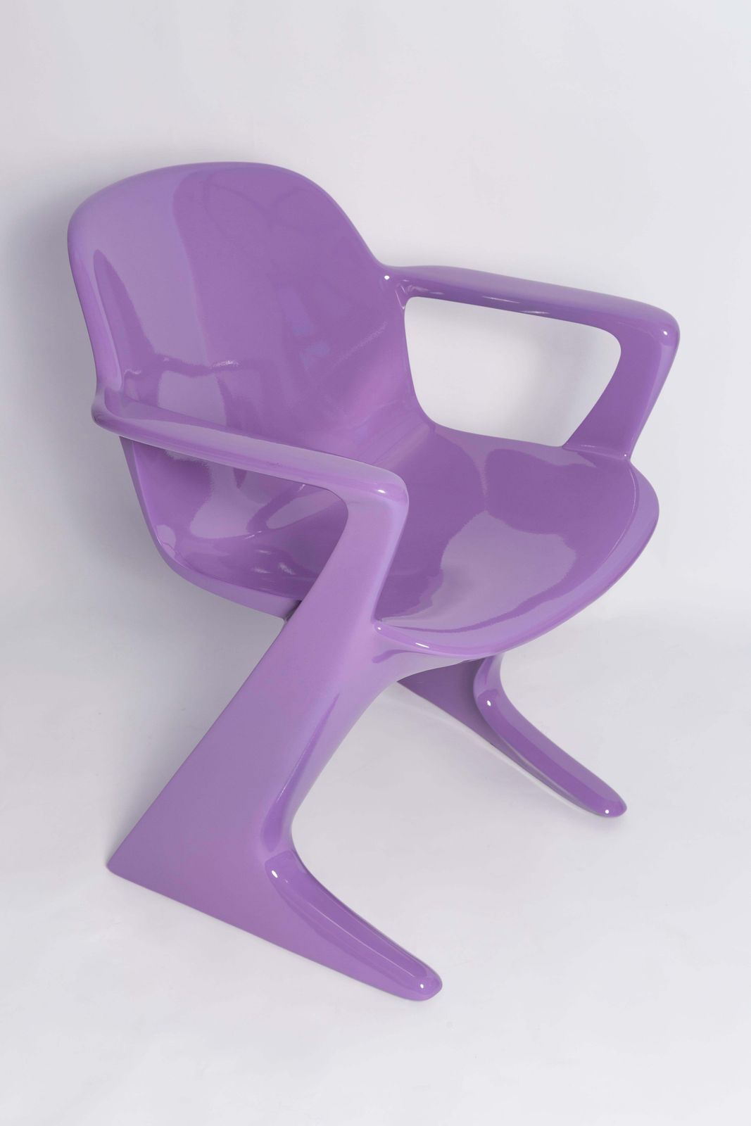 Set Of Ten Blue Lilac Kangaroo Chairs Designed By Ernst Moeckl, Germany, 1968 photo Furniture