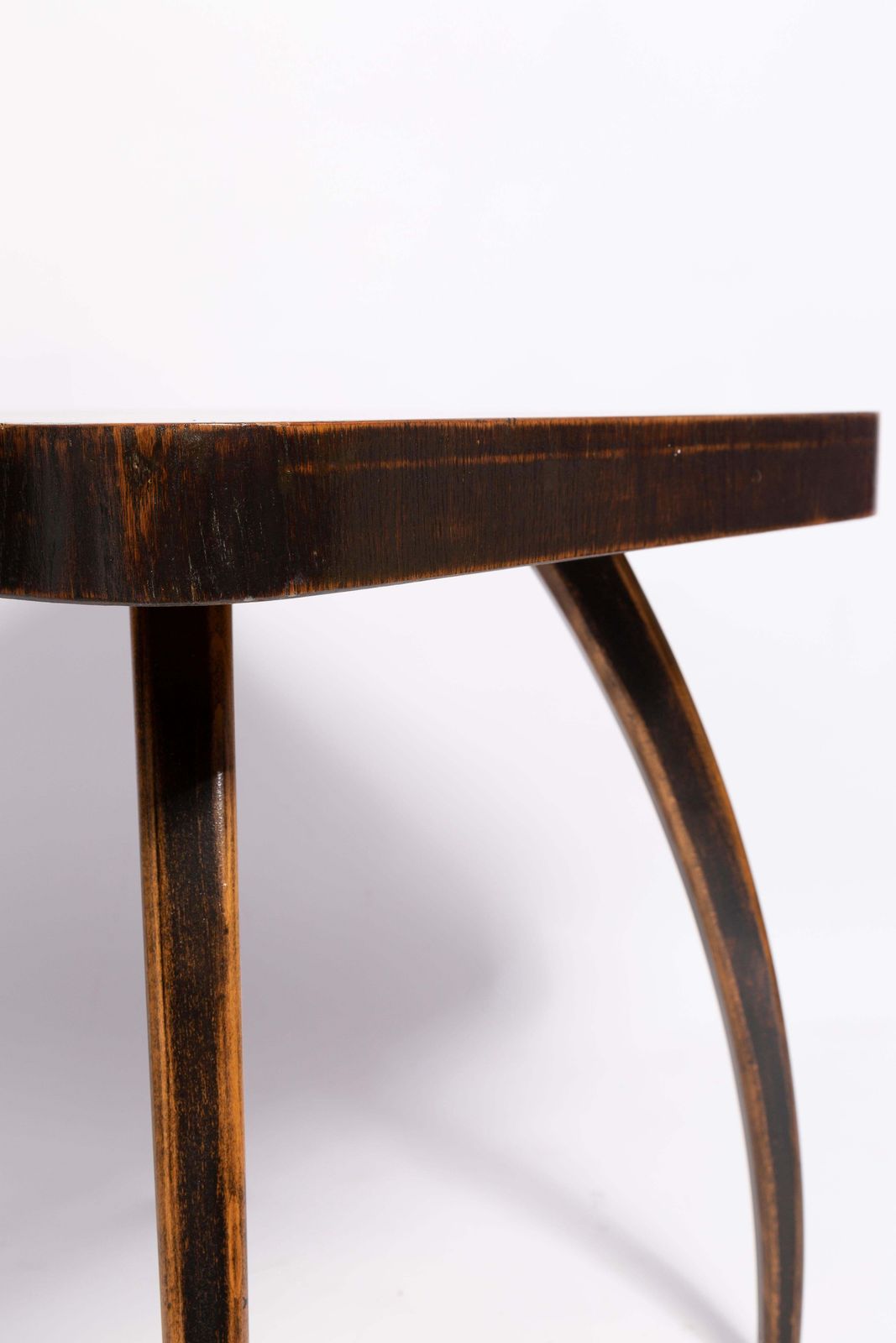 Mid Century Table By Jindřich Halabala And Set Of 4 Boucle Chairs, Europe, 1960s photo Furniture