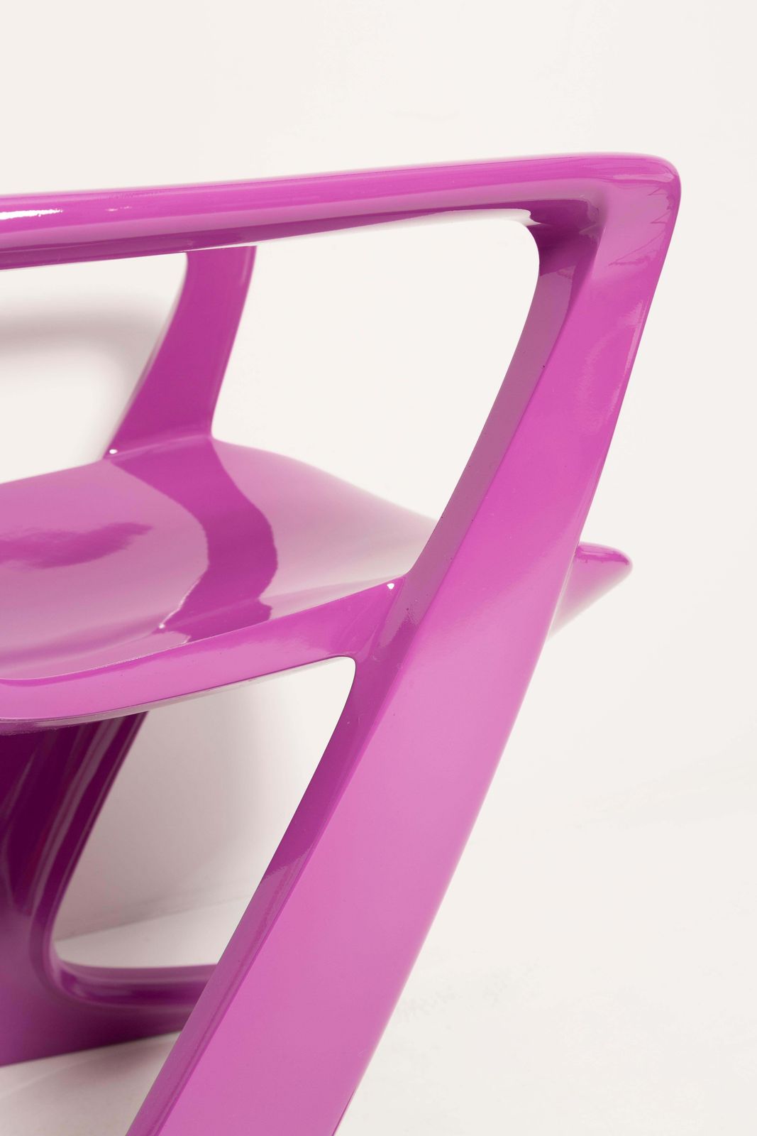Set Of Twelve Mid Century Purple Kangaroo Chairs, By Ernst Moeckl, Germany, 1968 photo vinterior