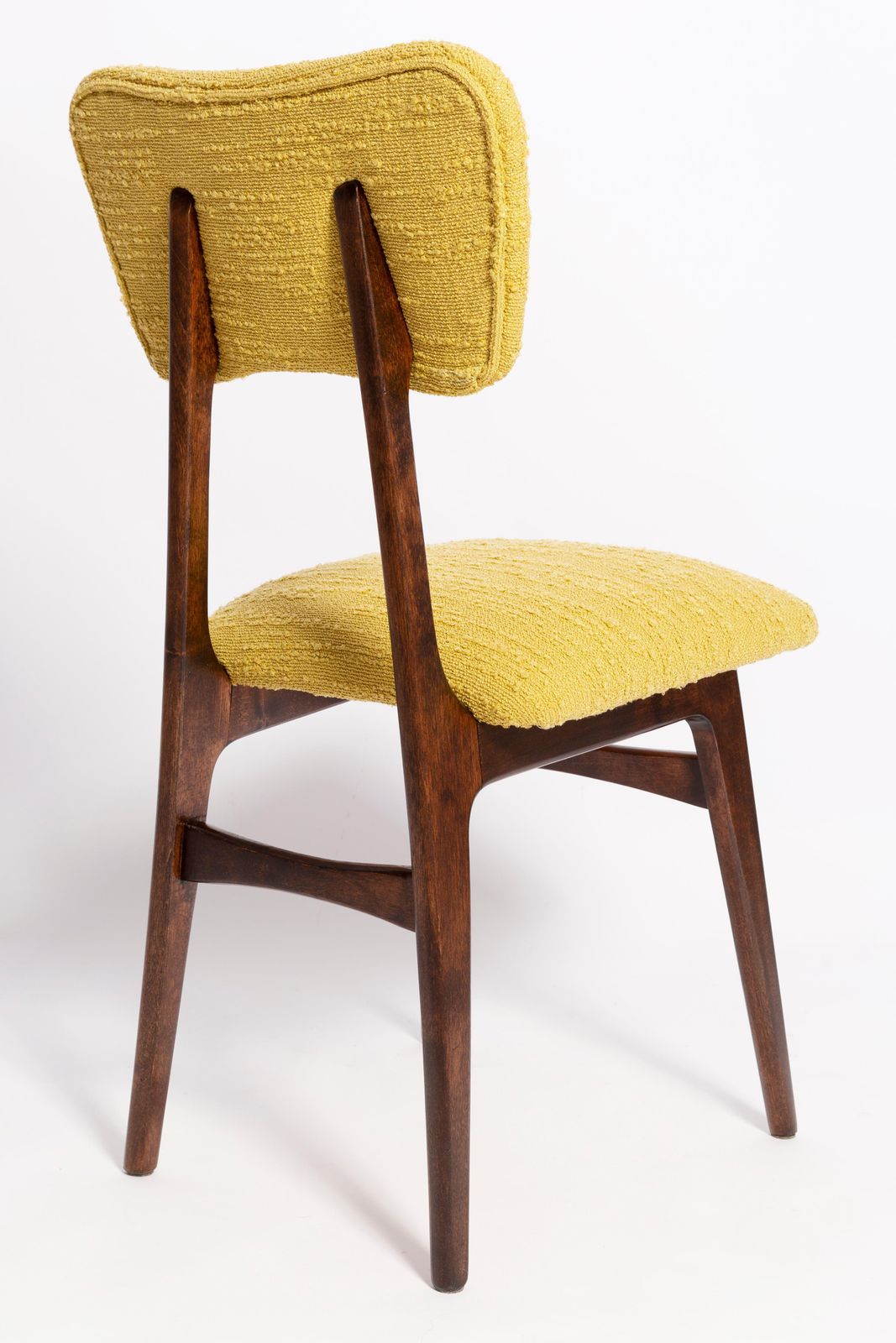 photo buy Mid Century Table By Jindřich Halabala And Set Of 4 Boucle Chairs, Europe, 1960s