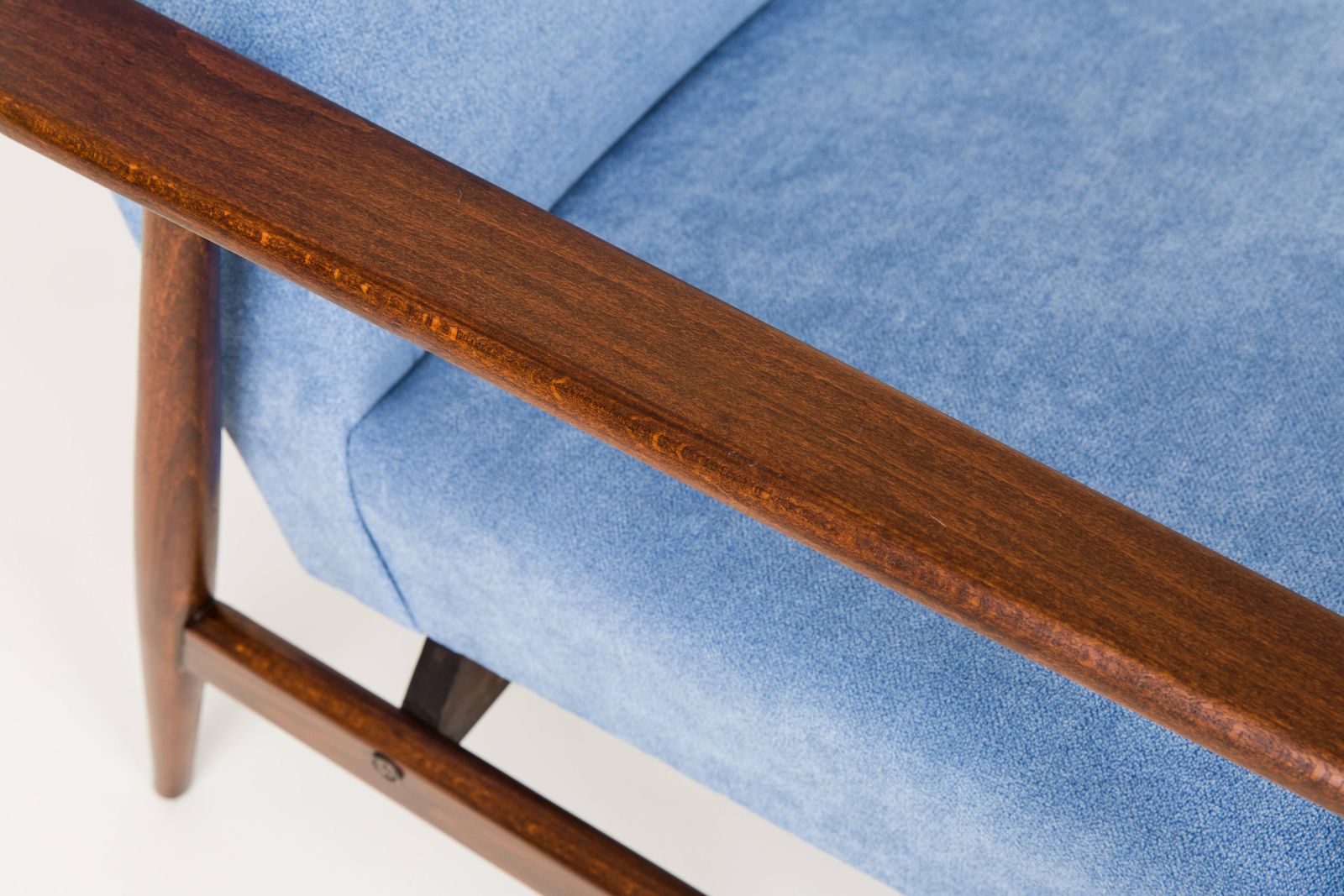 20th Century Baby Blue Dante Armchair, H. Lis, 1960s photo Furniture