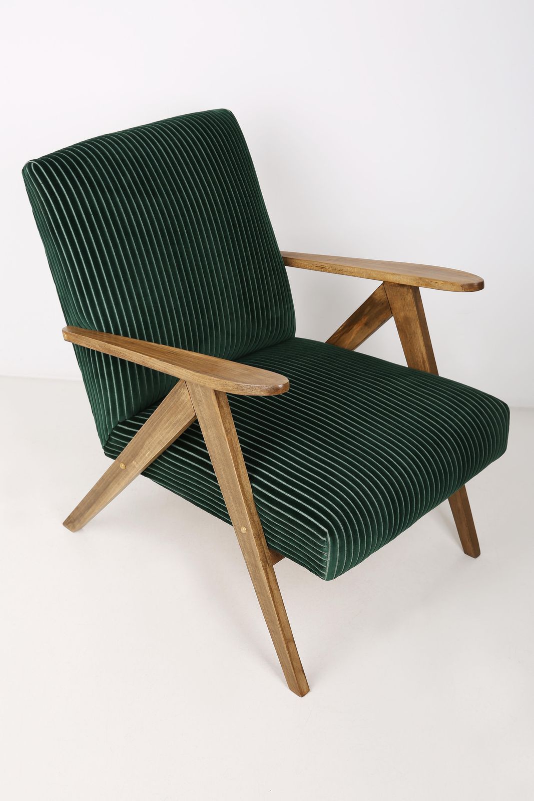 Mid Century Modern Dark Green Armchair, Europe, 1960s photo Furniture
