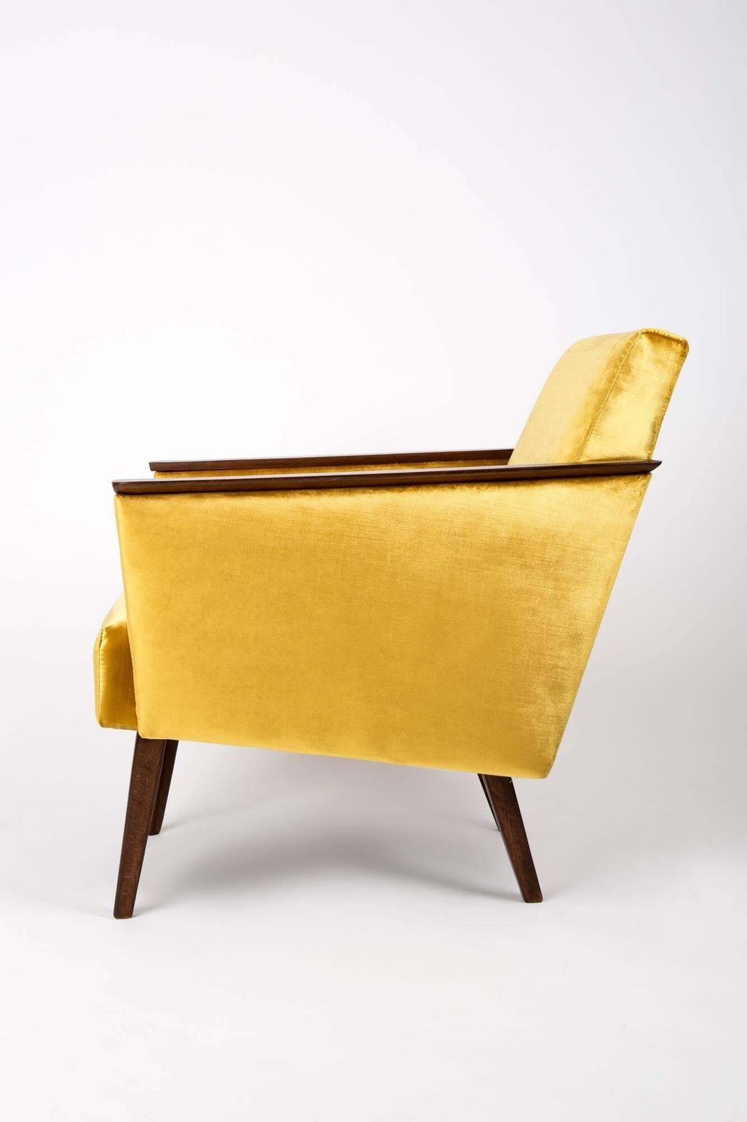 Mid Century Yellow Mustard Armchair, 1960s, Ddr, Germany. photo buy
