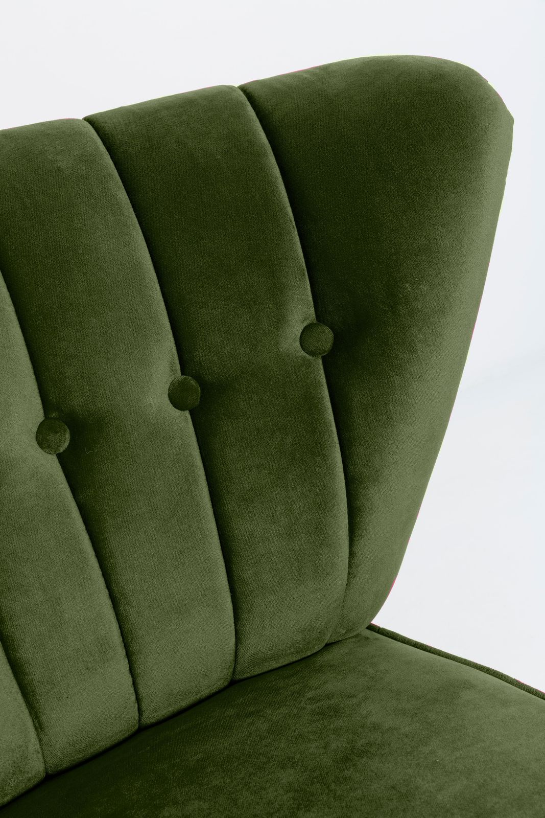 photo furniture Midcentury Green Velvet Club Armchair, Europe, 1960s