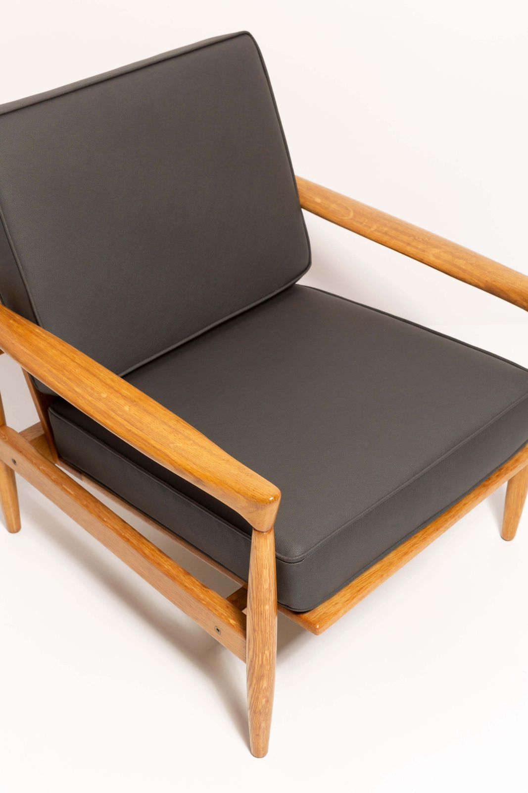 Scandinavische Eiken Lounge Fauteuil "Kolding" Van Erik Wörts, Jaren 1960 photo for sale