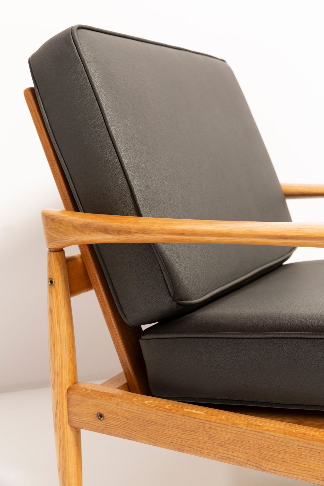 Scandinavian Oak Lounge "Kolding" Armchair By Erik Worts, 1960s photo Furniture