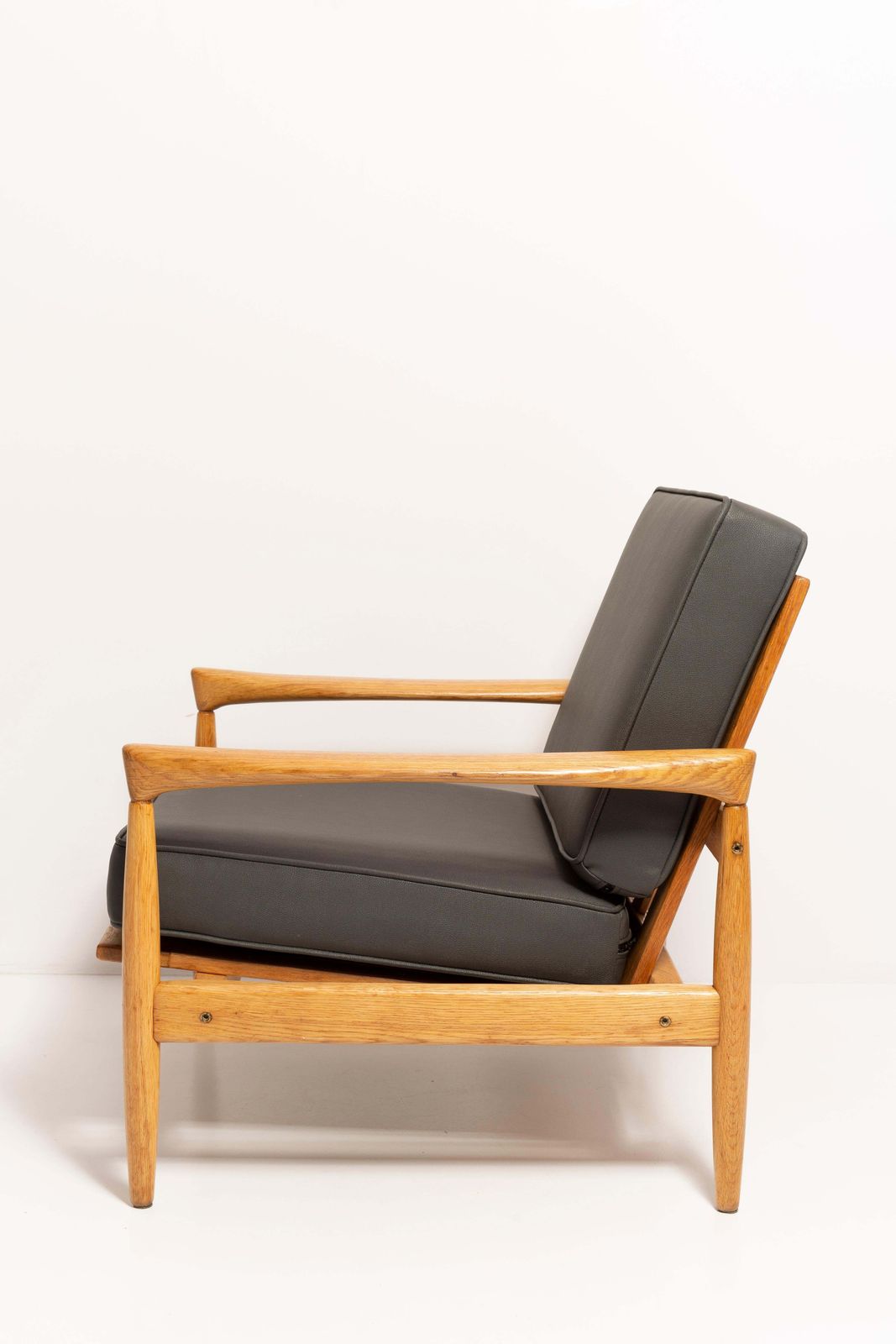 photo vinterior Scandinavian Oak Lounge "Kolding" Armchair By Erik Worts, 1960s